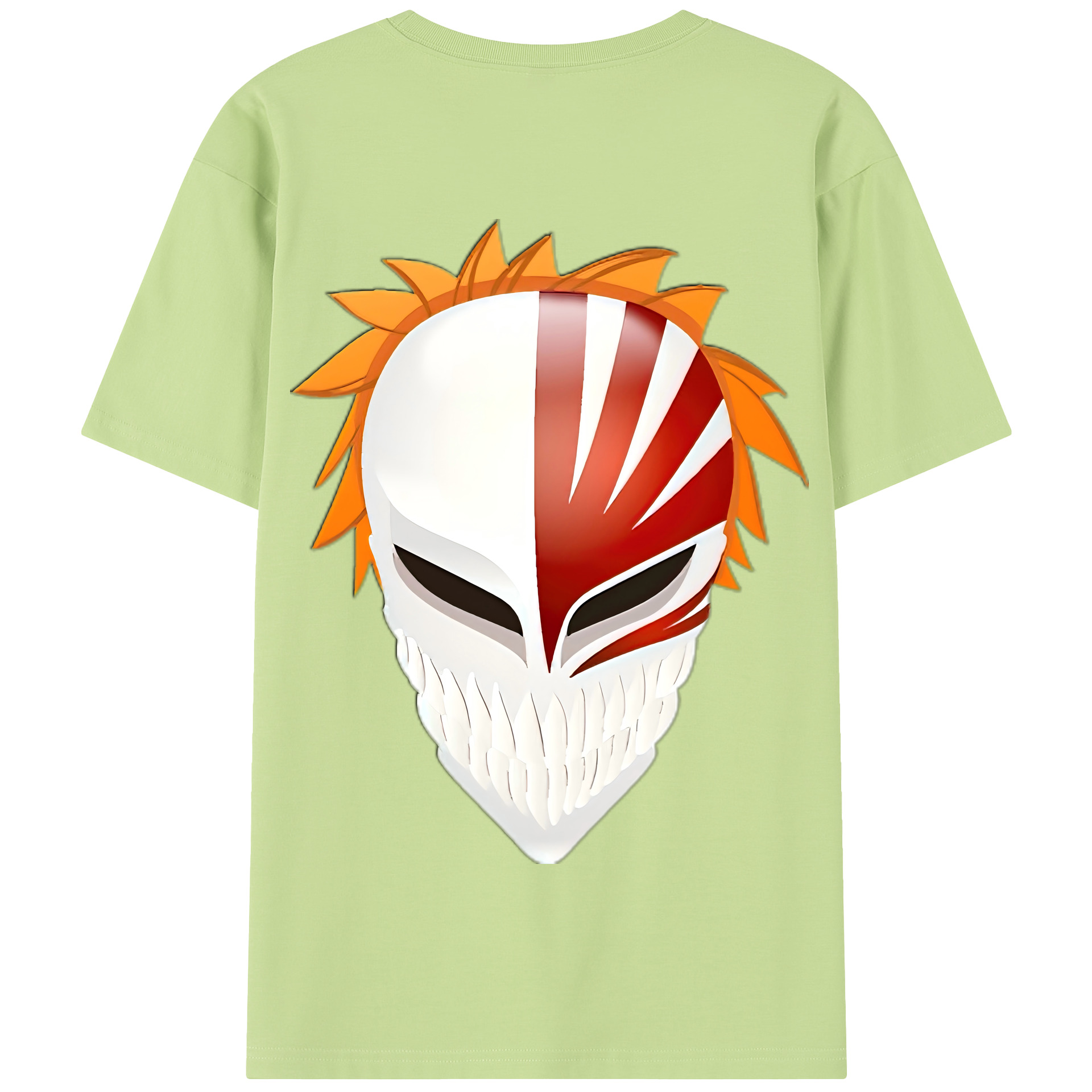 （画像用） ブリーチ 黒崎一護（くろさき いちご）BLEACH Kurosaki Ichigo 綿100％半袖Tシャツ（背面プリント）